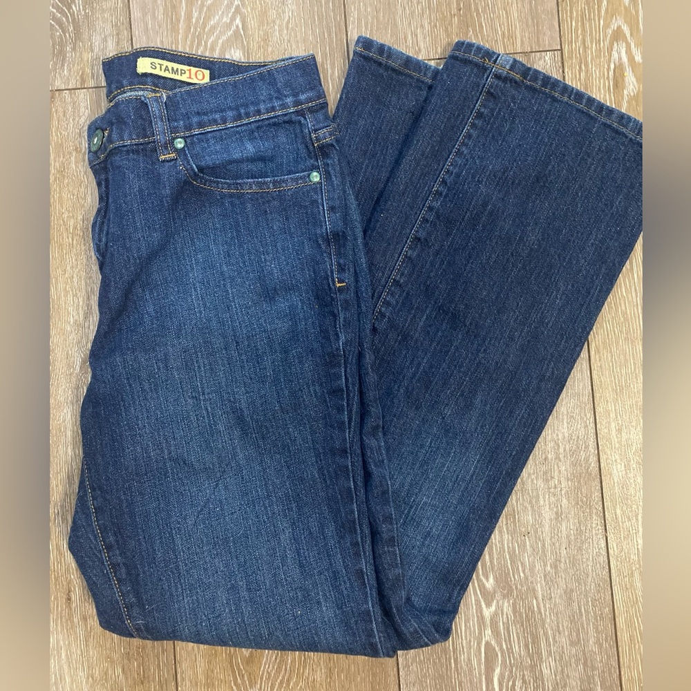 STAMP 10 "Favorite Jean" Bootcut Dark Wash Denim - Size 10
